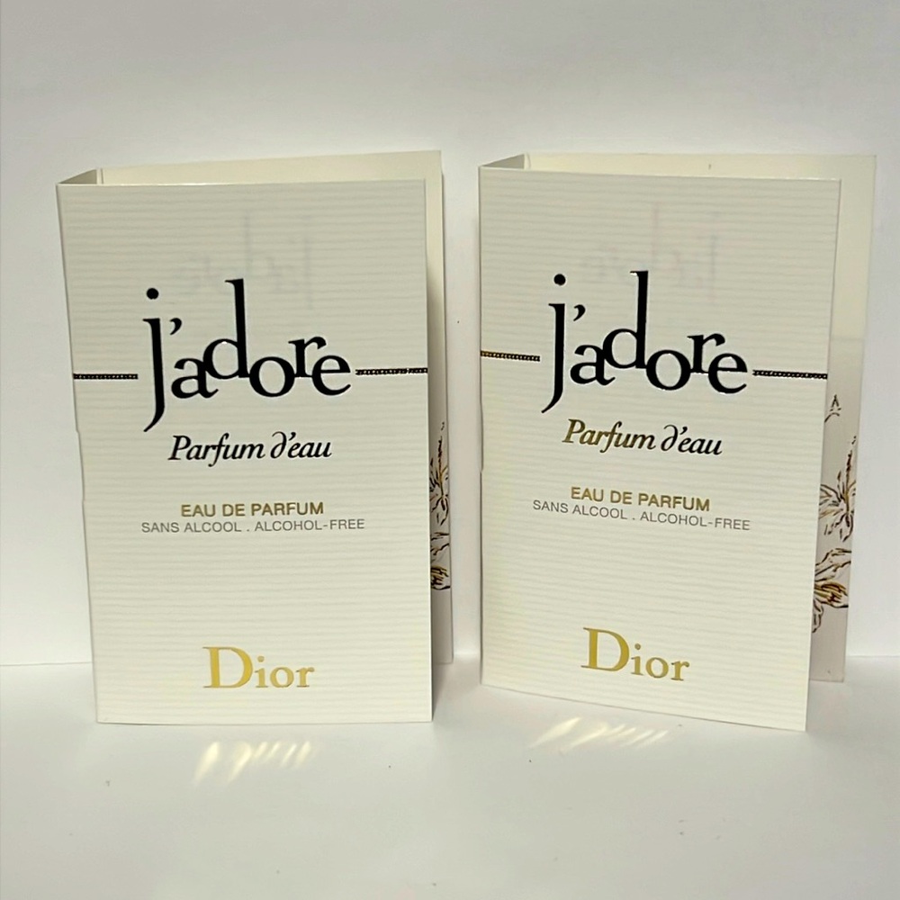 New J'adore D'eau Vails Eau de Parfum Lot of 2